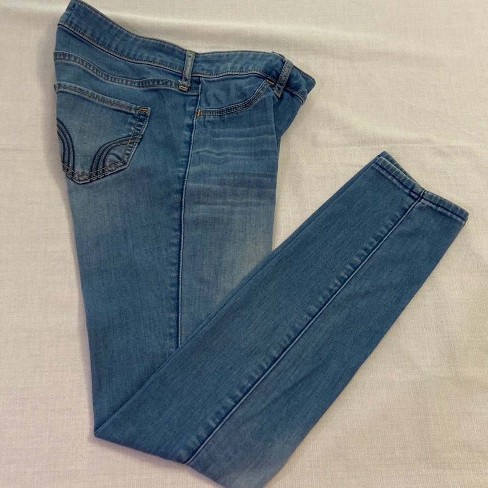 Hollister Girls Denim Stretch Jean Legging - Freshly Laundered -Size 1S/W25